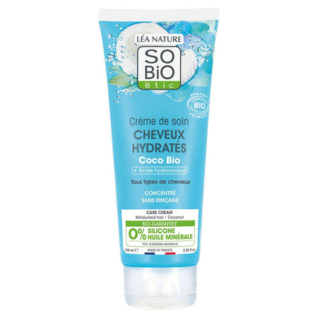 SO BIO ETIC Crème de soins cheveux hydratés coco bio — 100 ml