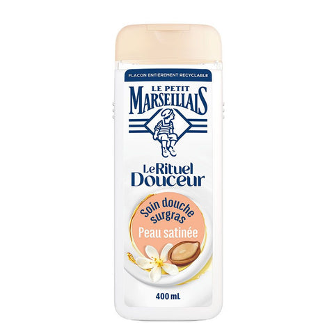 Le Petit Marseillais Soin Douche Surgras Peau Satinée Rituel Douceur (400 ml)