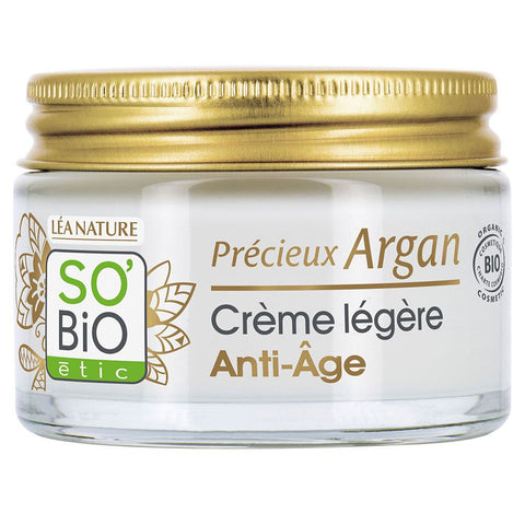 SO BIO ETIC Précieux Argan Crème Légère Anti-Âge (50 ml)