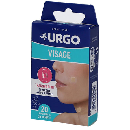 Urgo Pansements Transparent Visage (20 pièces)