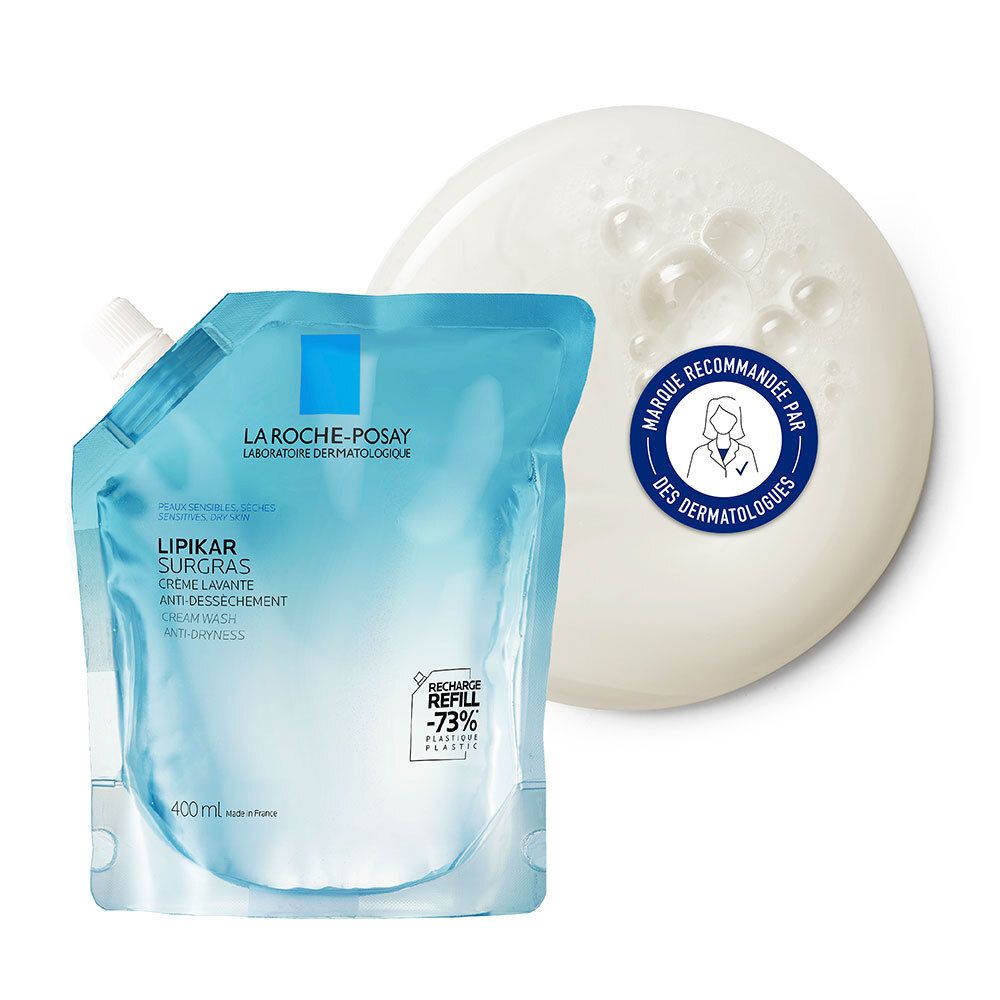 LA ROCHE POSAY Lipikar Surgras Crème Lavante Recharge (400 ml)