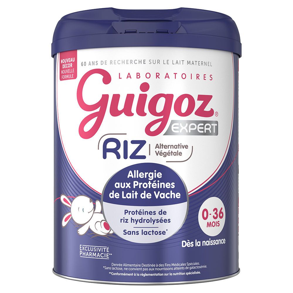 Guigoz Expert Riz Alternative Végétale dès la naissance (800 g)
