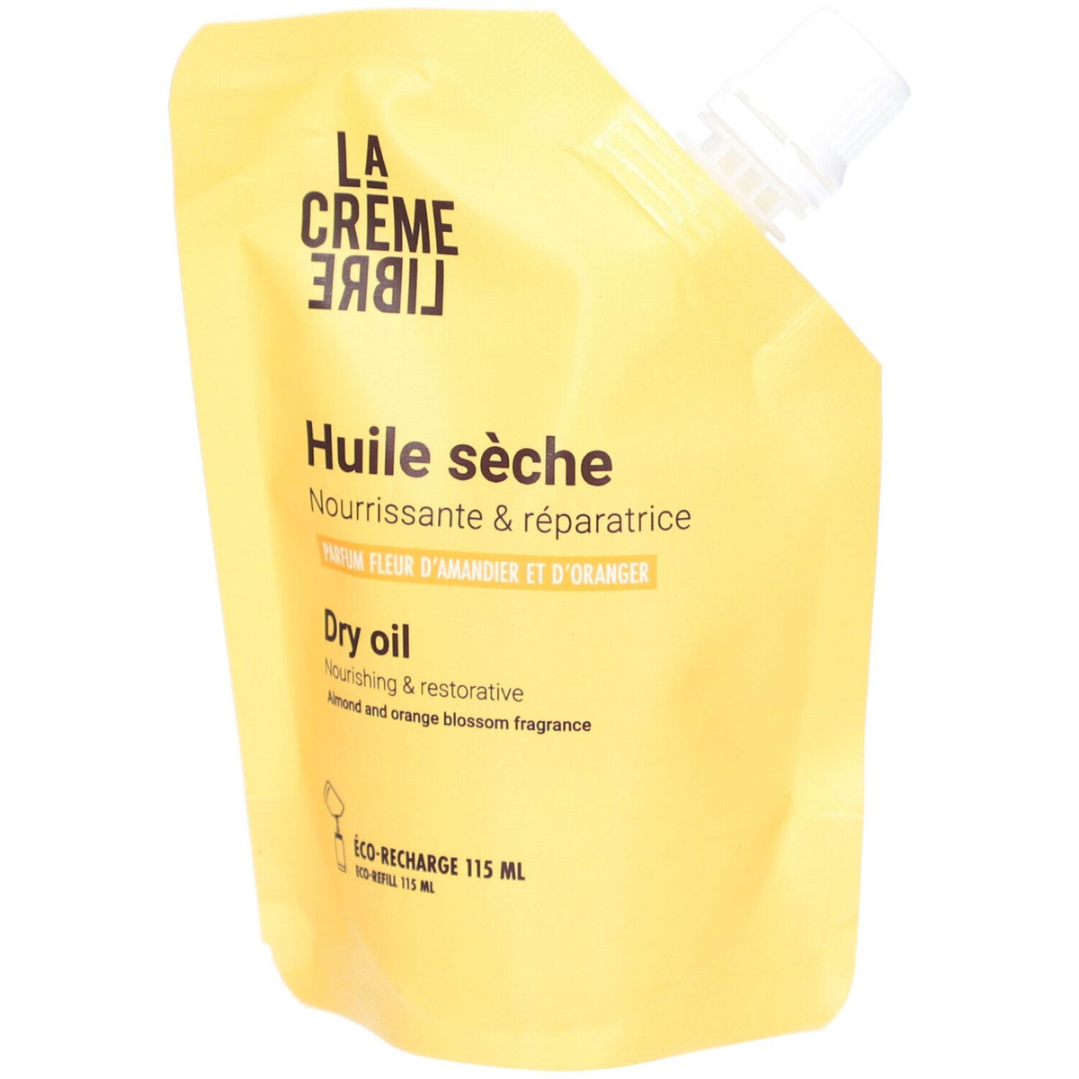 La Crème Libre Huile Sèche Fleur d'Amandier et d'Oranger Recharge — 115 ml