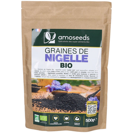 Amoseeds graines de nigelle bio (500 g)