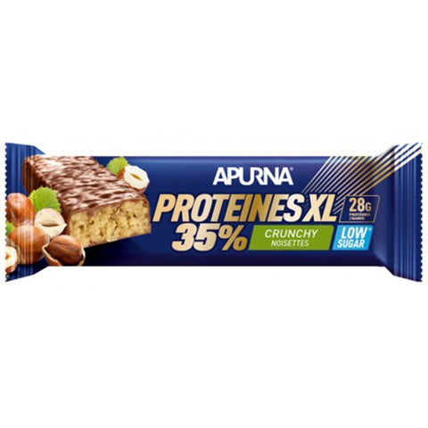 APURNA Barre Hyperprotéinée Crunchy XL 35% Noisettes (80 g)