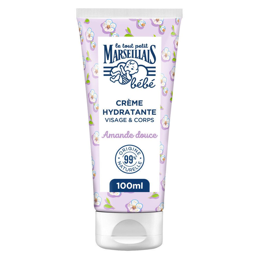 LE TOUT PETIT MARSEILLAIS Crème Hydratante Bébé Amande Douce — 100 ml