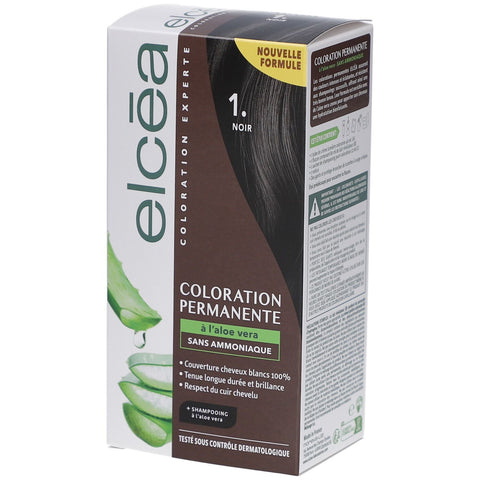ELCEA Dauerhafte Coloration Schwarz – 1 (1 Stück)