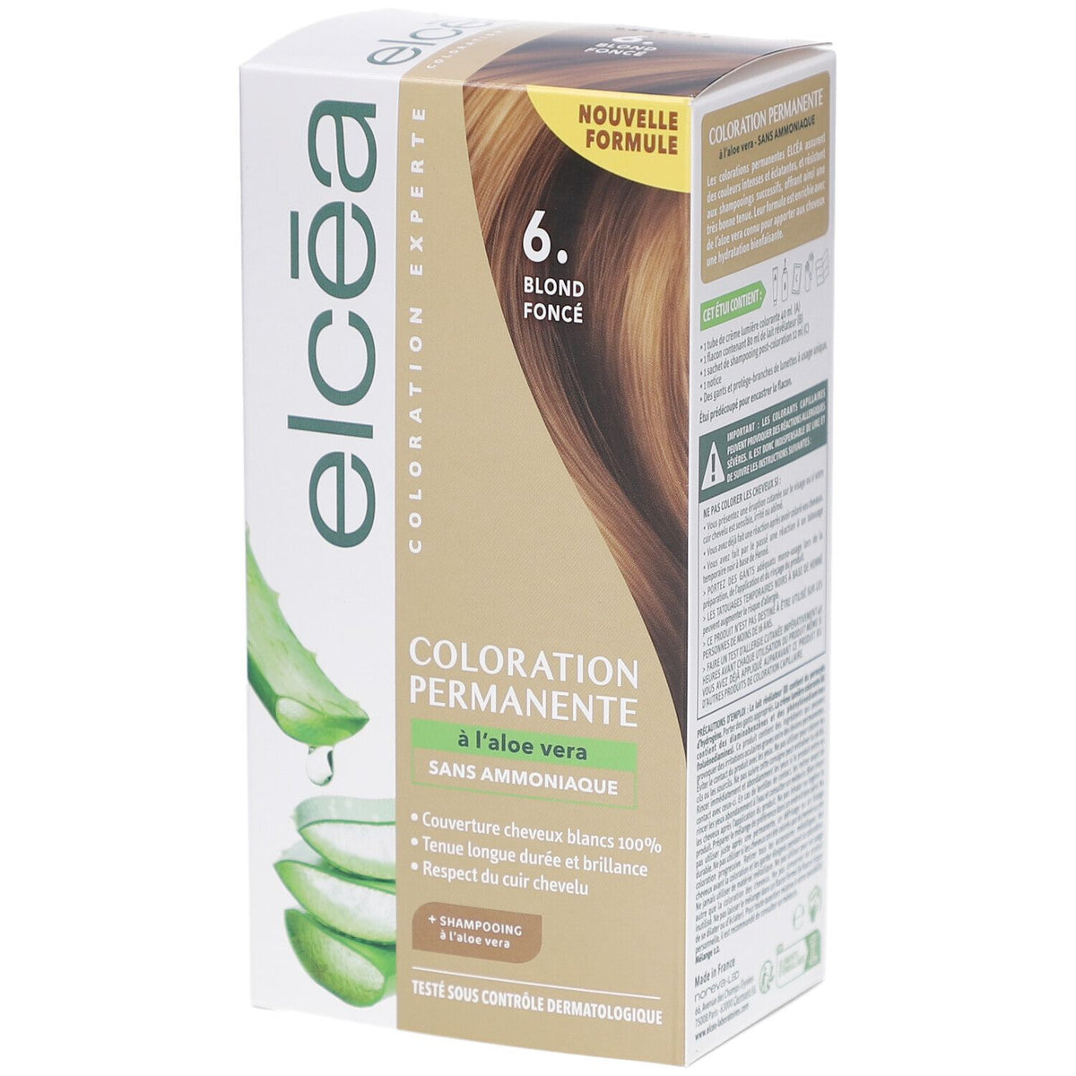 ELCEA Coloration permanente blond foncé – 6 (140 ml)