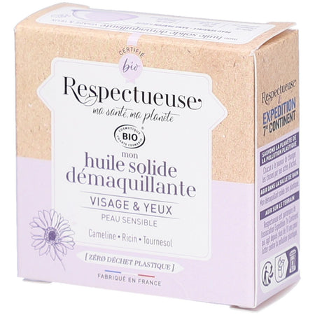 RESPESCTUEUSE Huile démaquillante solide (25 g)