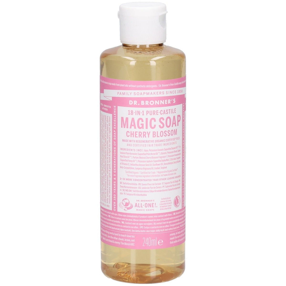 Dr. Bronner's Cherry Blossom Pure-Castile Magic Soap (240 ml)