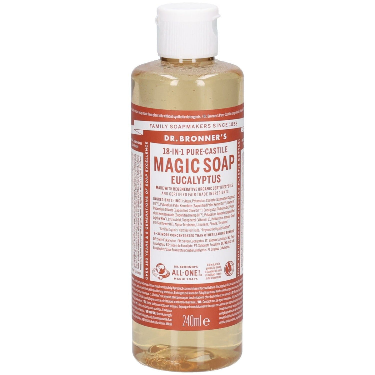 Dr. Bronner's Eucalyptus Pure-Castile Magic Soap (240 ml)