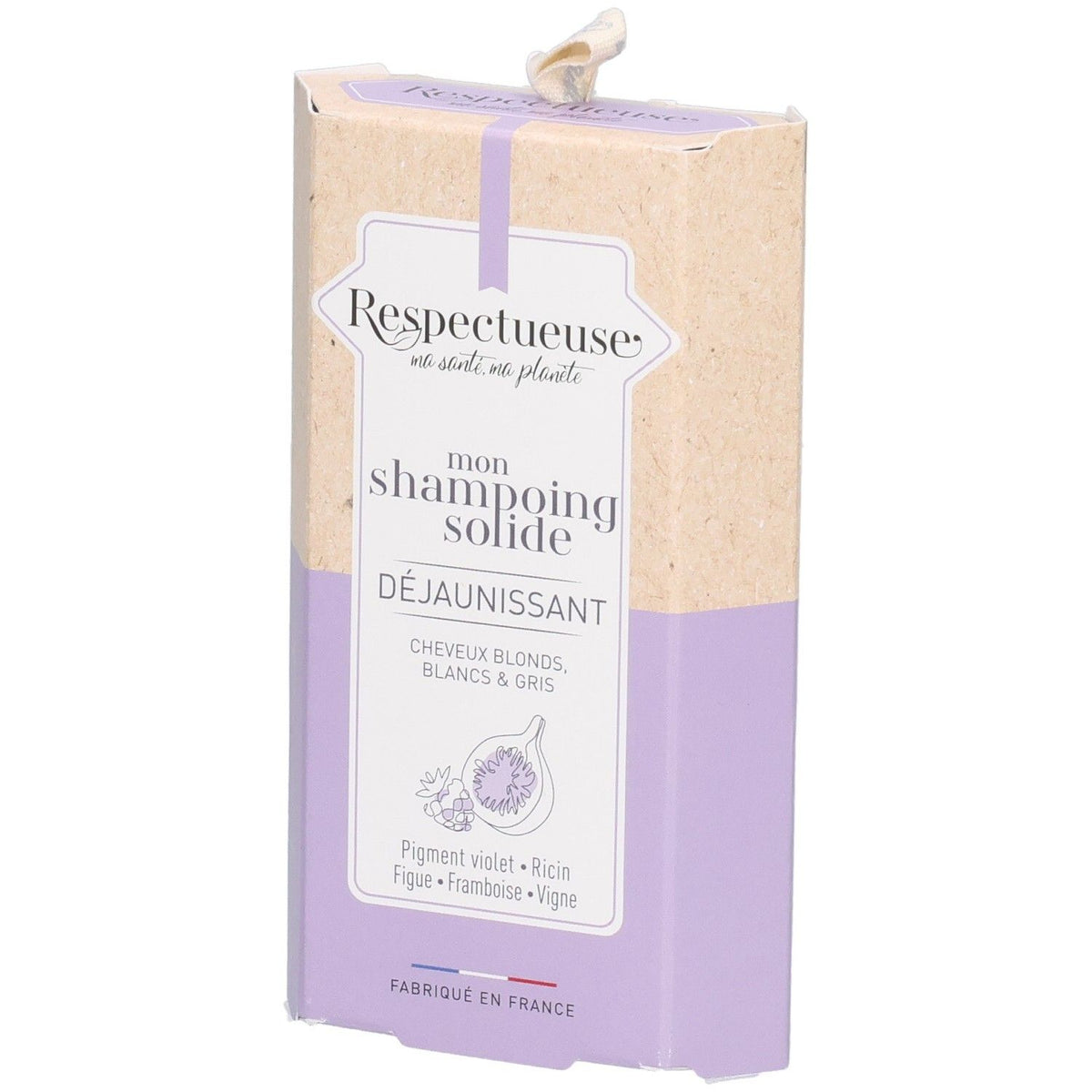 Respectueuse Mon Shampoing Solide Déjaunissant (75 g)
