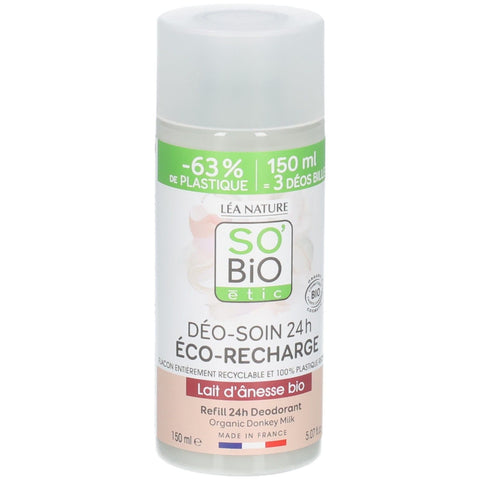 So Bio Etic Recharge Déo-Soin 24h - Lait d'Ânesse Bio (150 ml)
