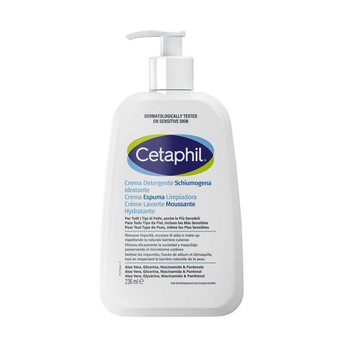 Cetaphil Crème Lavante Moussante Hydratante (236 ml)