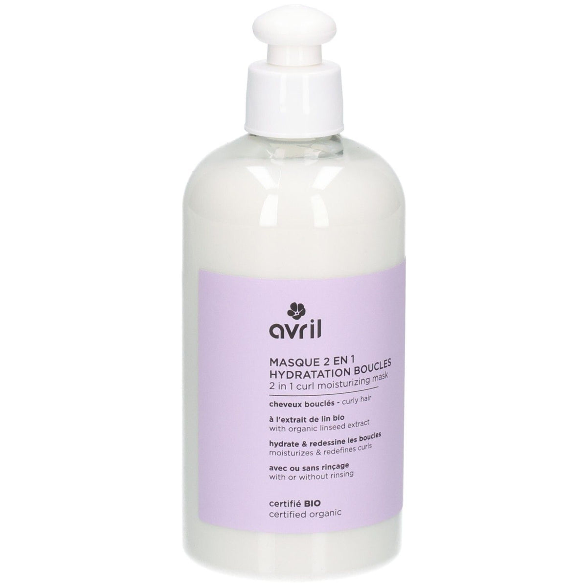 Avril Masque 2 en 1 Hydratation Boucles (300 ml)