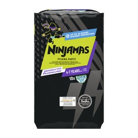 Pampers Ninjamas Pyjama Pants 4-7 Jahre Grün Größe 7 10 Stück