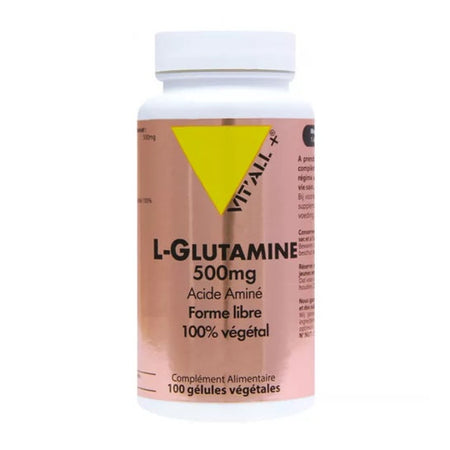 Vit'All+ L-glutamine 500 mg (100 gélules)