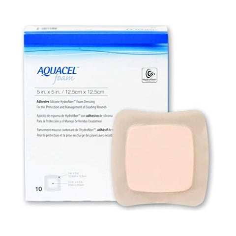 Aquacel mousse non adhésive 12,5x12,5 cm (10 pièces)