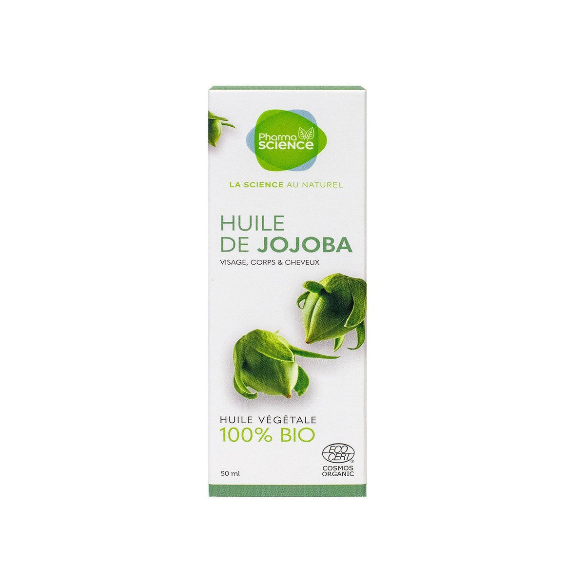 Pharmascience Huile Végétale de Jojoba Bio (50 ml)