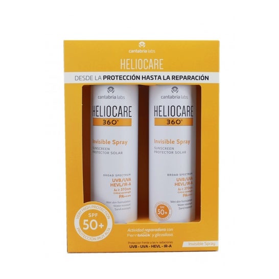 Heliocare 360° Spray Invisible SPF50+ 2x200 ml