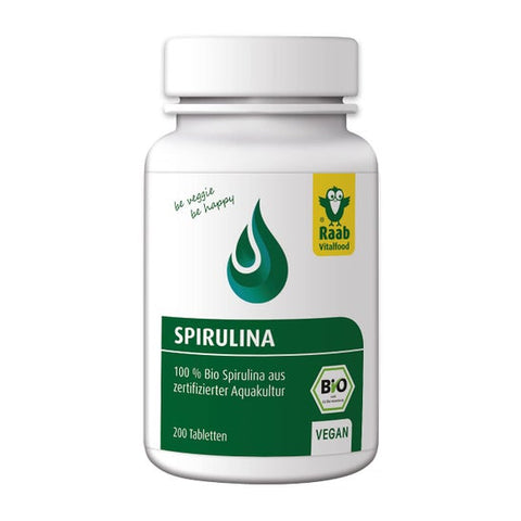 Raab Spirulina Mikroalgen-Tabletten (200 Tabletten)