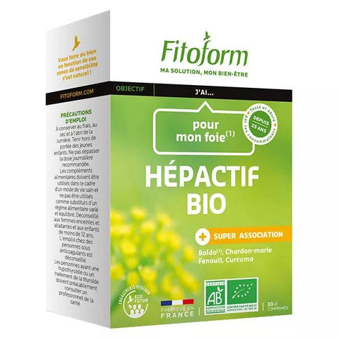 Fitoform Hépactif Bio 30 Tabletten