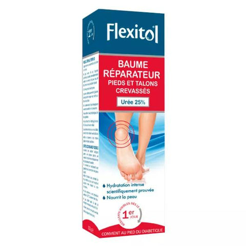 Flexitol Reparatur-Balsam 25% Urea für rissige Füße und Fersen 112g