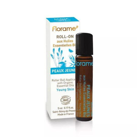 Florame Aromathérapie Roll'On Peau Jeune Anti-Imperfections Bio 5ml