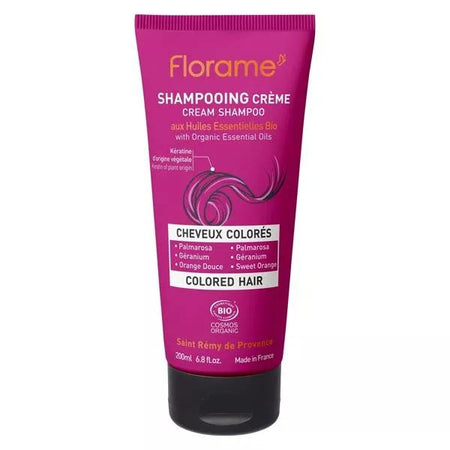 Florame Cheveux Shampoing Crème Cheveux Colorés Bio 200ml