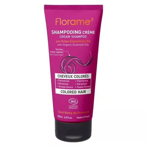Florame Cheveux Shampoing Crème Cheveux Colorés Bio 200ml