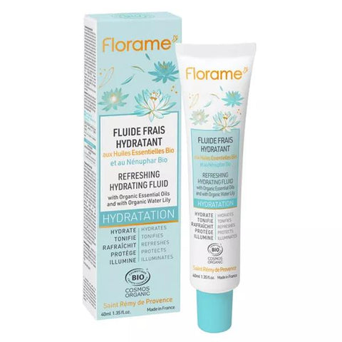 Florame Hydratation Fluide Frais Hydratant Bio (40 ml)