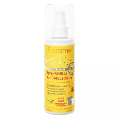 Florame Textilspray Familie Anti-Mücken Bio 90ml