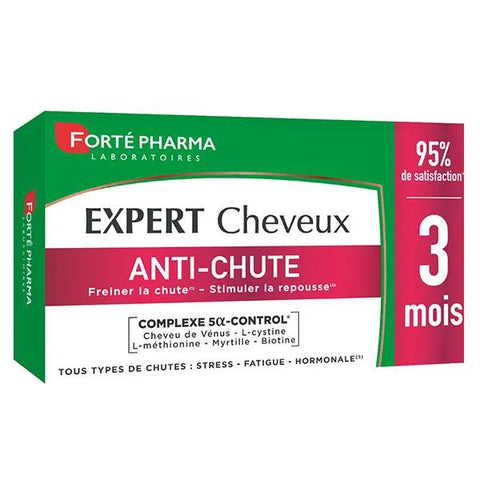 Forté Pharma Expert Anti-Haarausfall Haarnachwuchs Biotin Heidelbeere 90 Tabletten