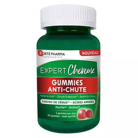 Forté Pharma Expert Anti Chute de cheveux Stimule la repousse 60 gummies
