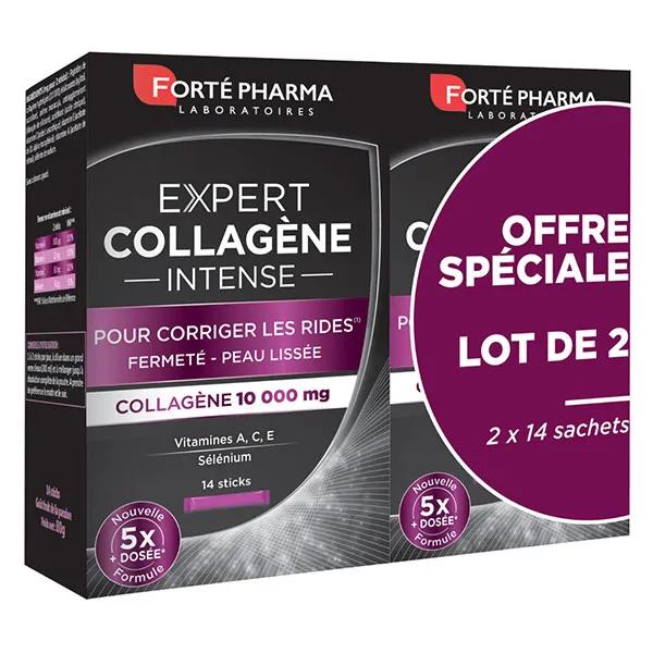 Forté Pharma Expert Collagène Intense Sélénium Vitamine C Lot 2x 14 sticks