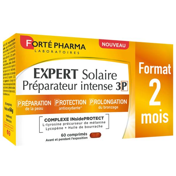Forté Pharma Expert Solaire Préparateur Intense 3P Sélénium Cuivre - 60 comprimés