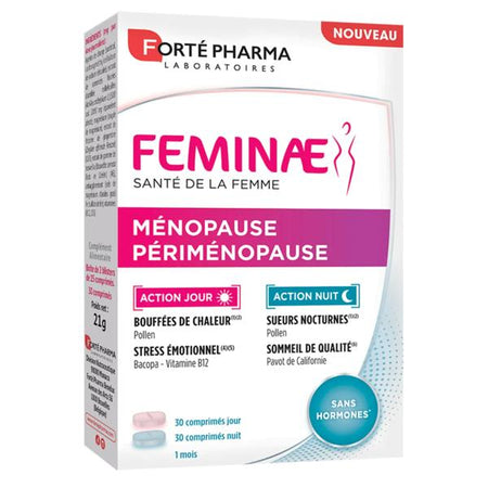 Forté Pharma Feminae Ménopause Fatigue Bouffées de chaleur - 60 comprimés