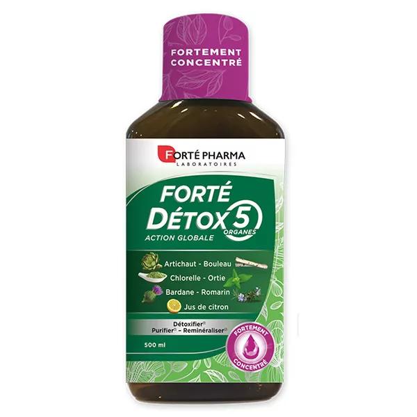 Forté Pharma Forté Détox 5 Organes Artichaut Bouleau Bardane 500ml