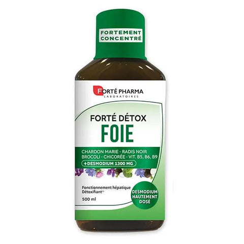 Forté Pharma Forté Détox Leber Übermaß Müdigkeit Desmodium Schwarzer Rettich 500ml