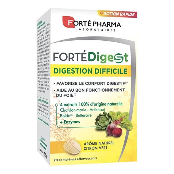 Forté Pharma Forté Digest Digestion Difficile 20 comprimés effervescents