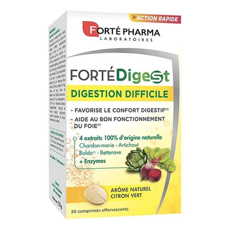 Forté Pharma Forté Digest Digestion Difficile 20 comprimés effervescents