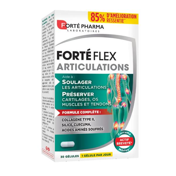 Forté Pharma Forté Flex Articulations Collagène Type II et Curcuma - 30 gélules