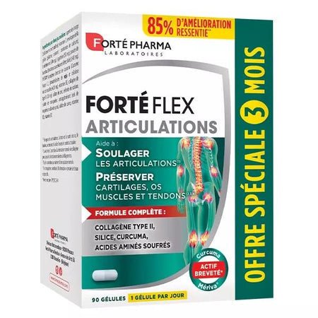 Forté Pharma Forté Flex Articulations Collagène Type II et Curcuma - 90 gélules