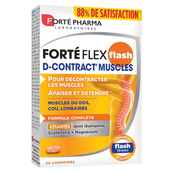 Forté Pharma Forté Flex Flash D-Contract' Muscles Magnésium - 20 comprimés