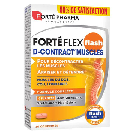 Forté Pharma Forté Flex Flash D-Contract' Muscles Magnésium - 20 comprimés