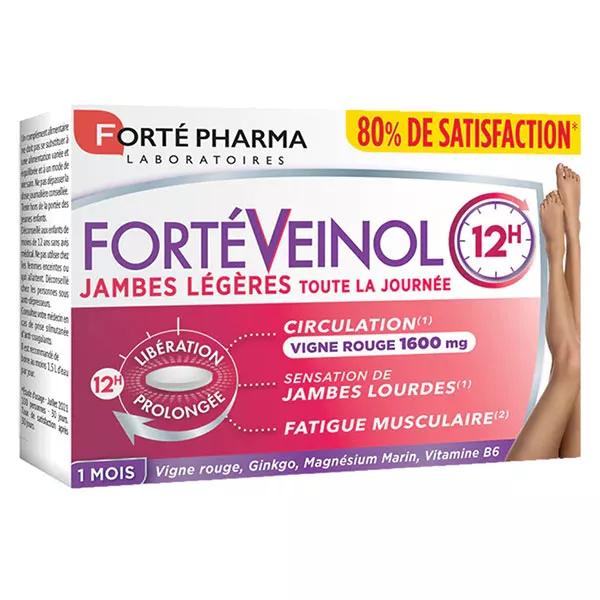 Forté Pharma Fortéveinol Jambes Légères Vigne rouge Magnesium 30 comprimés