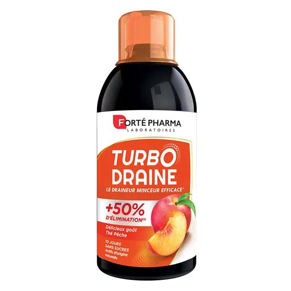 Forté Pharma TurboDraine Thé Pêche Draineur Minceur Elimination 500ml