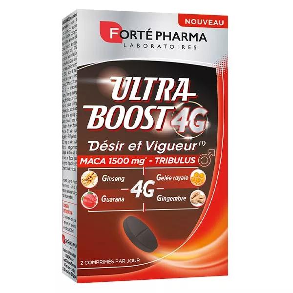 Forté Pharma Ultra Boost 4G Désir et Vigueur Maca Tribulus Ginseng 30 comprimés