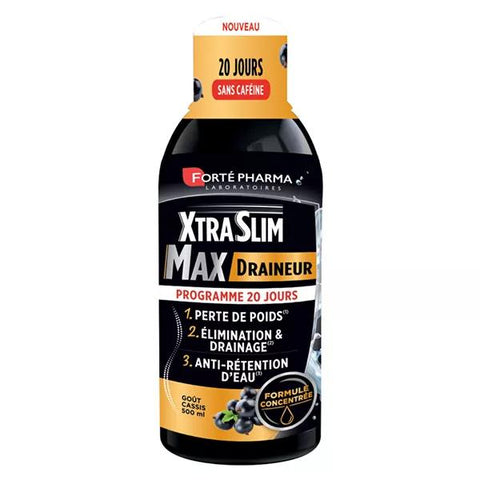 Forté Pharma XtraSlim Max Entwässerer Fettverbrenner Wassereinlagerungen 500ml