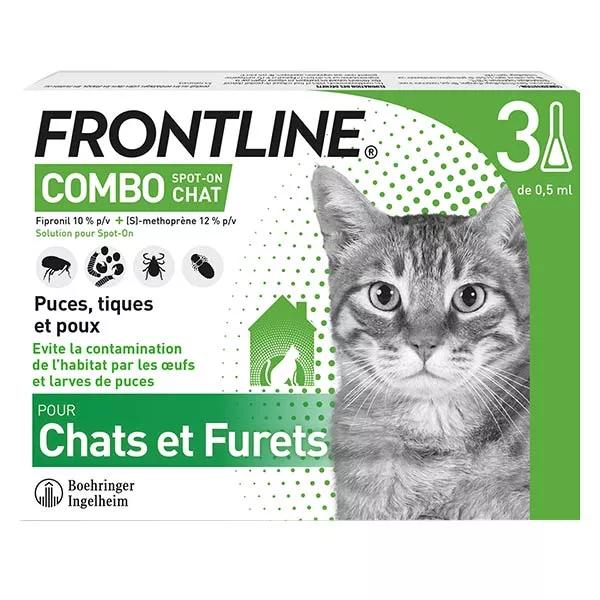 Frontline Combo Chats et Furets 3 pipettes